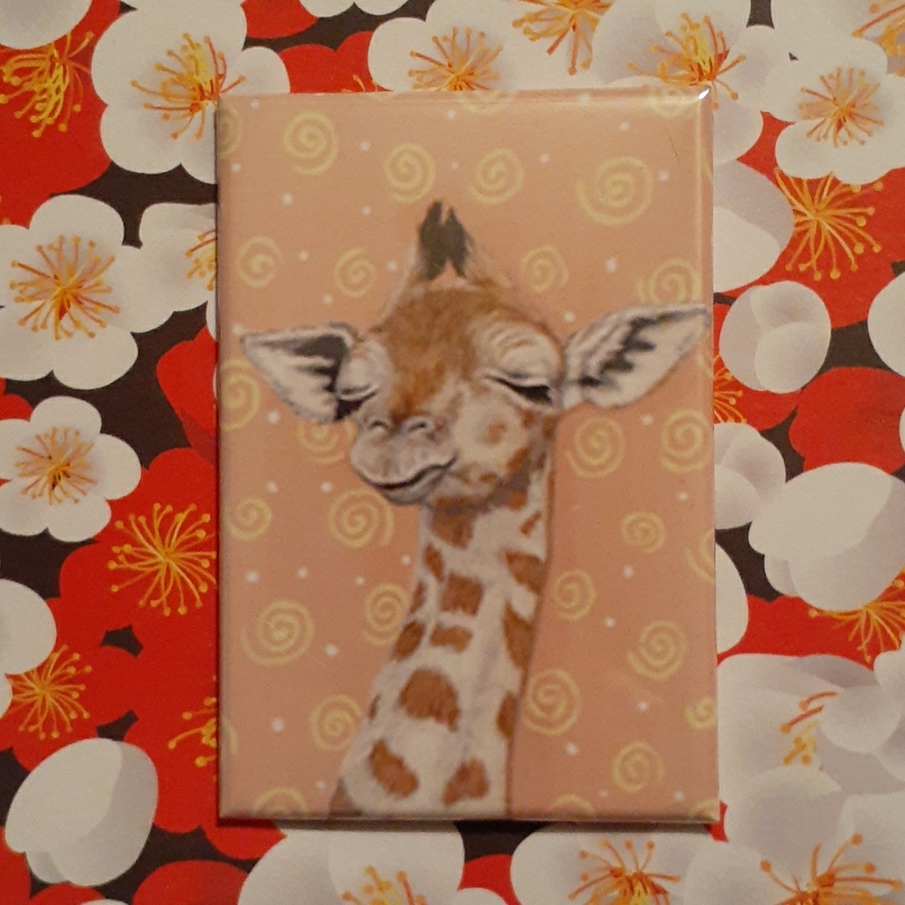 🦒 Cute Giraffe Magnet 🦒